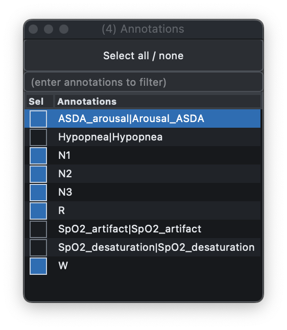 Annotations