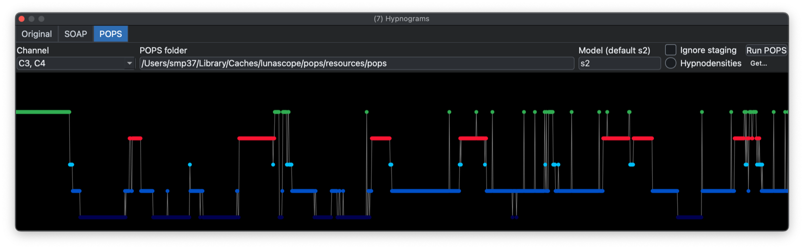 POPS Hypnogram