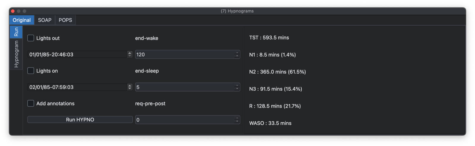 Hypnogram