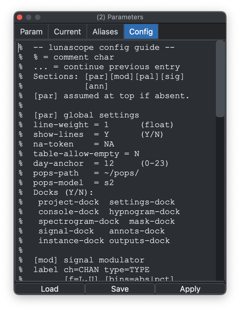 Parameter Dock 2